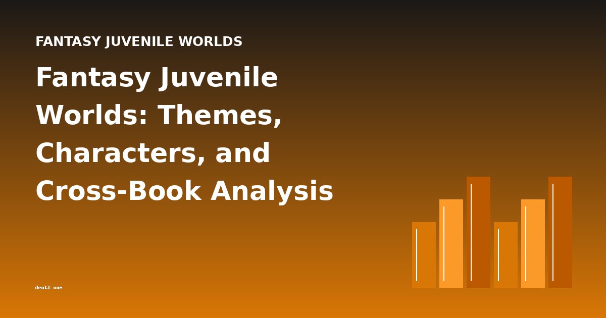 Fantasy Juvenile Worlds: Themes, Characters, and Cross-Book Analysis