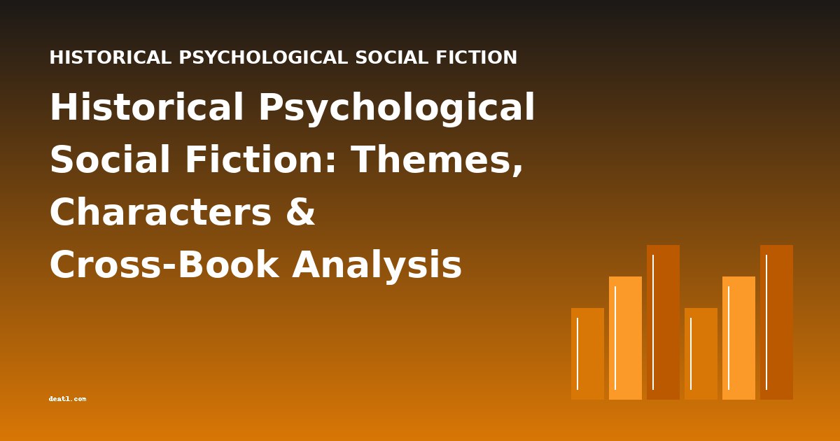Historical Psychological Social Fiction: Themes, Characters & Cross-Book Analysis