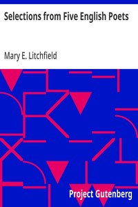 Cover of Selections from Five English Poets — A Reader’s Guide