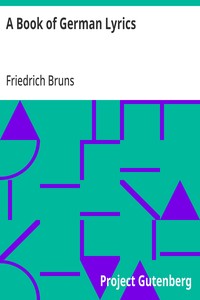Cover of A Book of German Lyrics — Context and Discussion