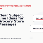 Clear Subject Line Ideas for Grocery Store Messages